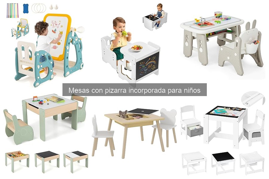 Ideas creativas para usar mesas con pizarra en educación infantil
