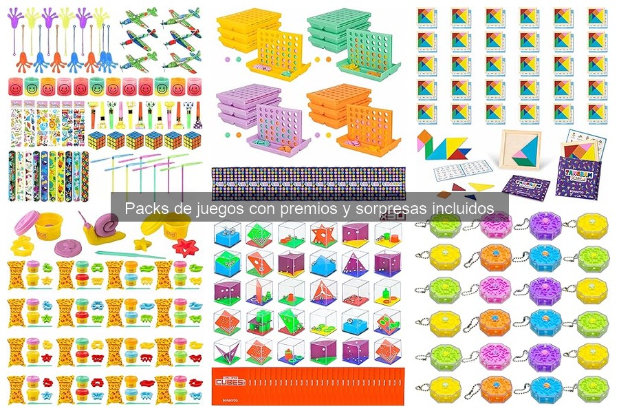 ** Ideas creativas para usar packs de juegos con premios en fiestas