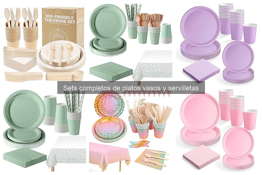 Ideas creativas para usar platos y vasos desechables