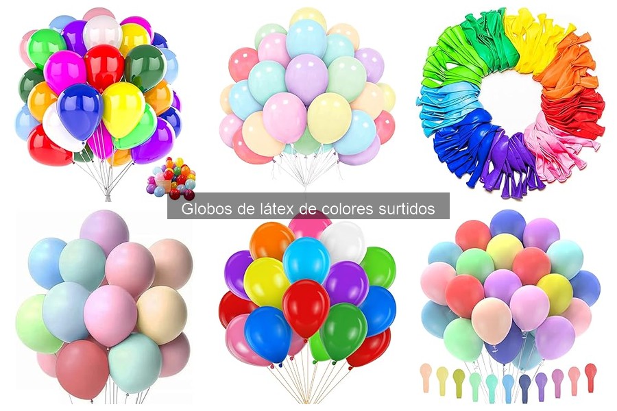 Ideas creativas para utilizar globos de látex en fiestas