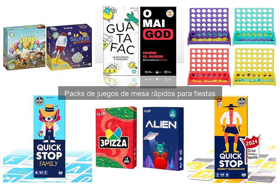 Ideas de Juegos de Mesa Rápidos para Fiestas en Casa