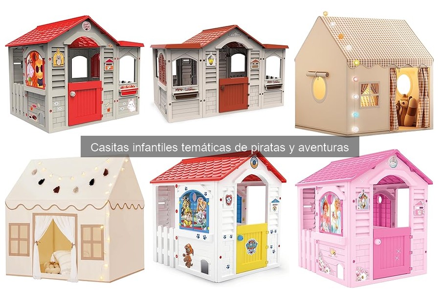 Ideas de juegos en casitas infantiles temáticas de piratas