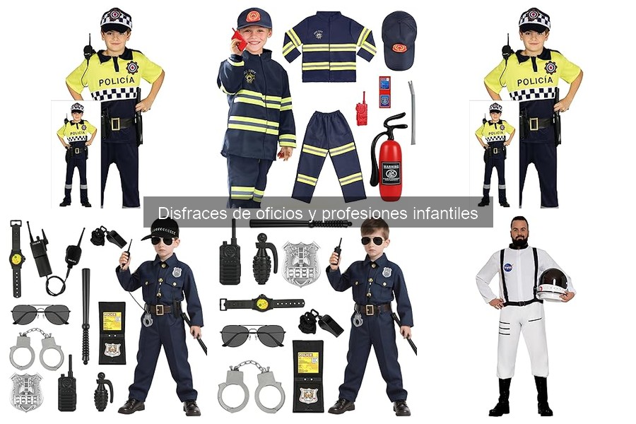 Ideas para complementar disfraces de oficios infantiles
