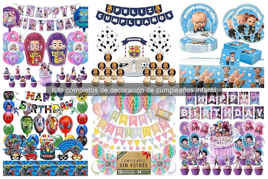Ideas populares de temáticas para decoración de cumpleaños