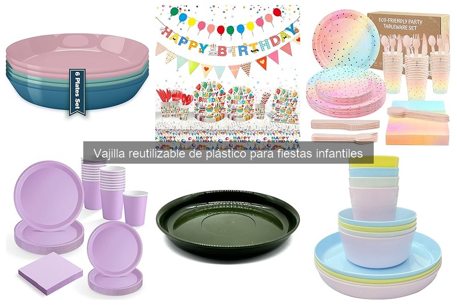 Impacto Ambiental de la Vajilla Reutilizable en Fiestas Infantiles