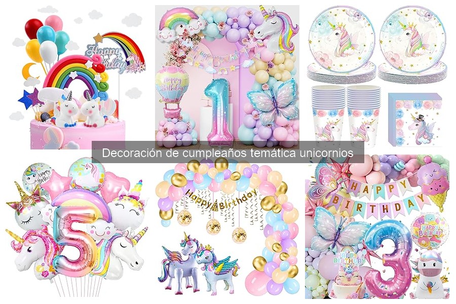 Impacto de la Decoración Temática Unicornios en Cumpleaños