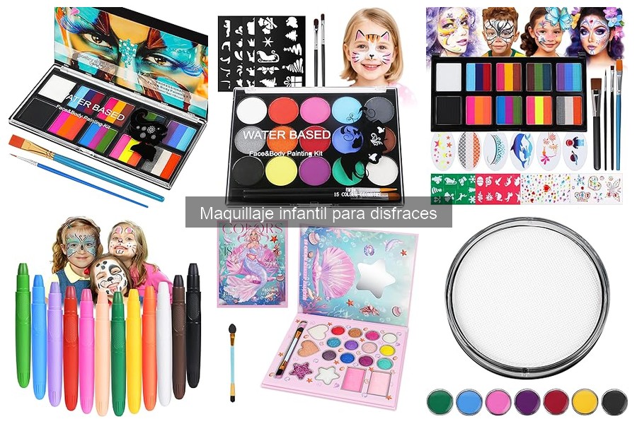 Ingredientes peligrosos en el maquillaje infantil para disfraces