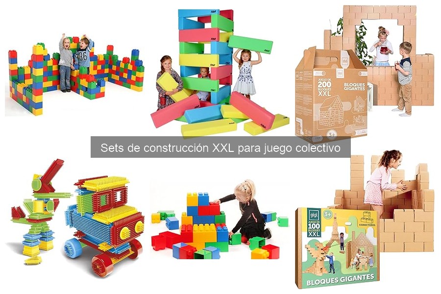 Innovaciones en sets de construcción XXL para juegos colectivos