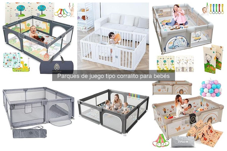 Instala correctamente un parque de juego tipo corralito