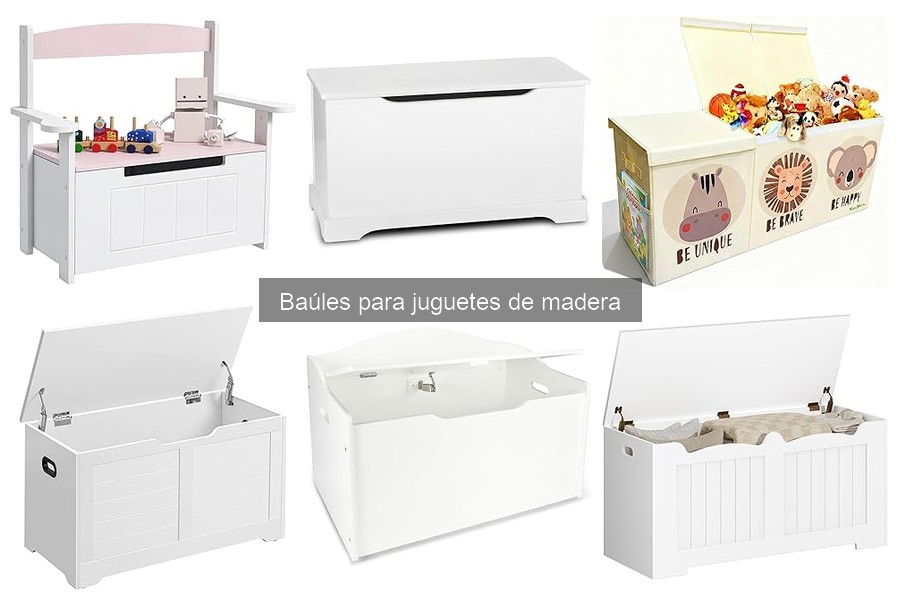 Instrucciones para montar un baúl de juguetes de madera