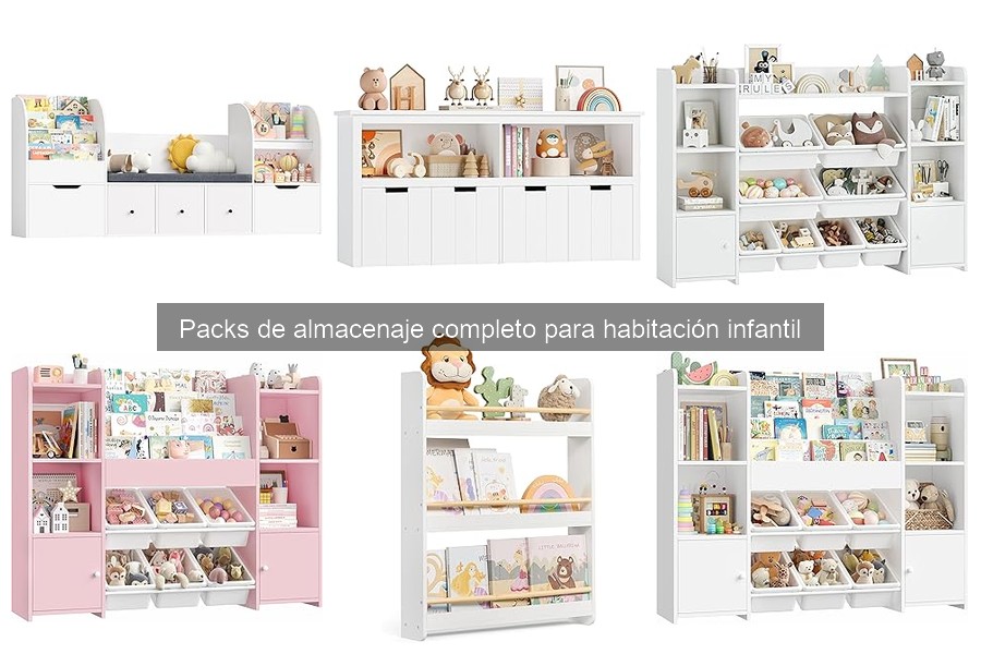 Instrucciones para Montar un Pack de Almacenaje Infantil