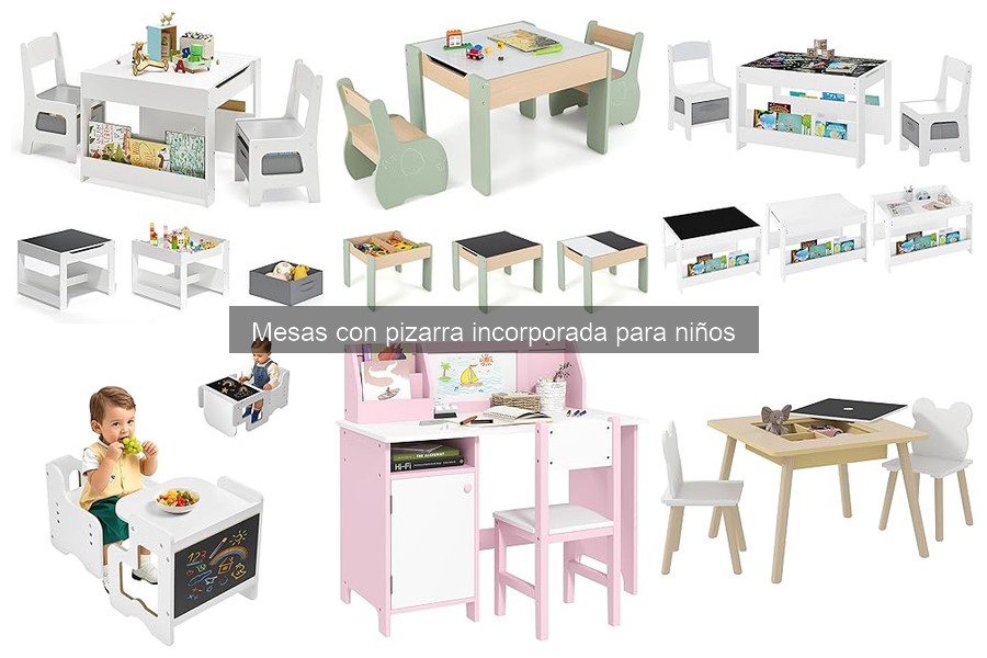 Instrucciones para Montar una Mesa con Pizarra para Niños