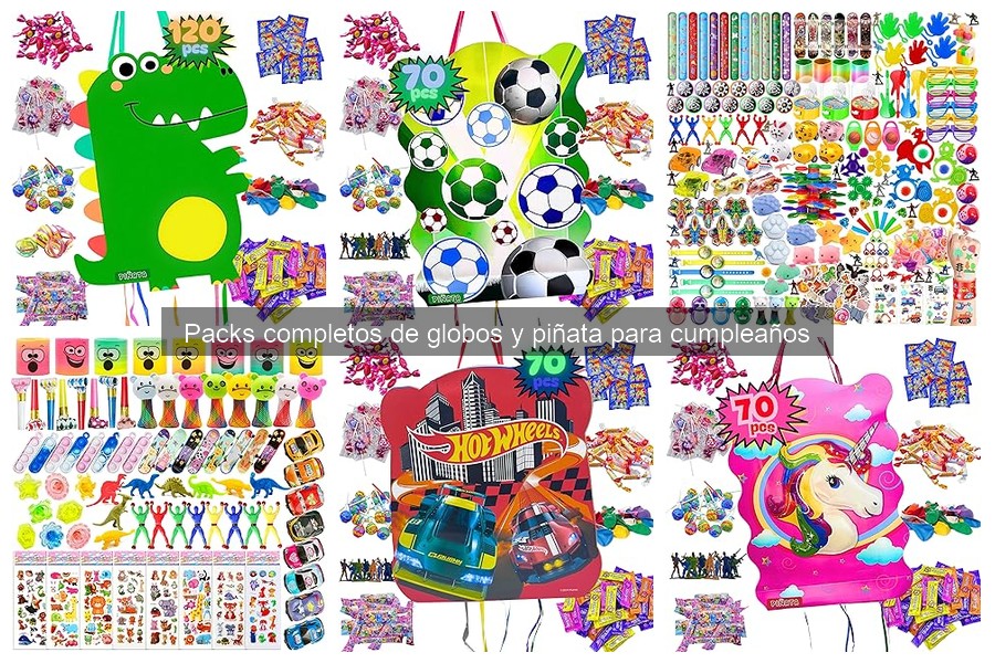 Juegos divertidos con globos y piñata para cumpleaños