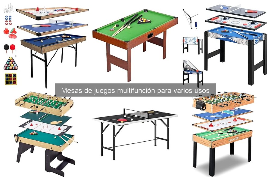 Las mejores mesas de juegos multifunción para niños