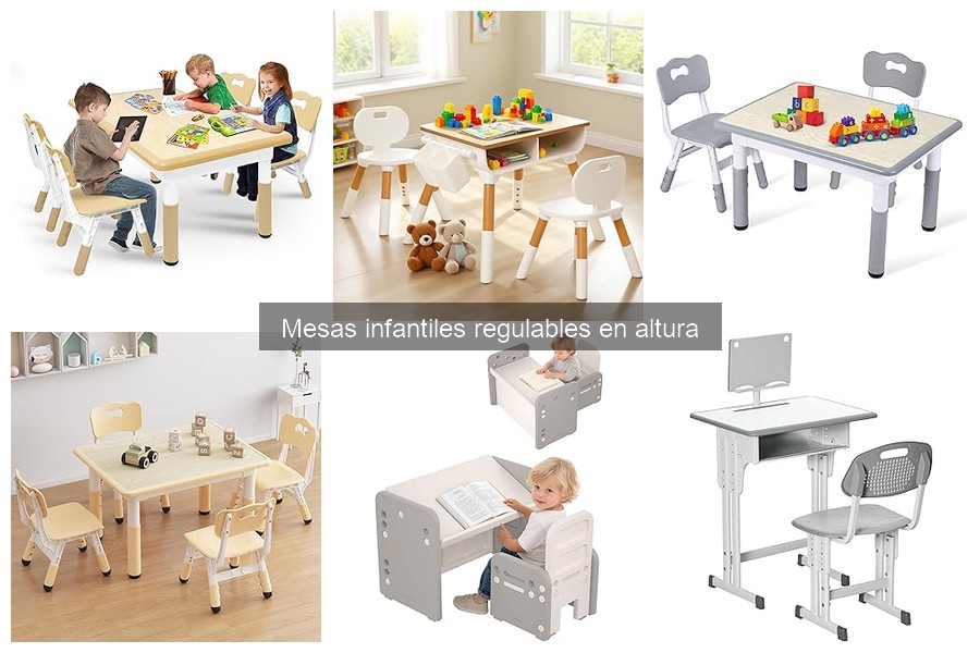 Las mejores tiendas para comprar mesas infantiles regulables en altura