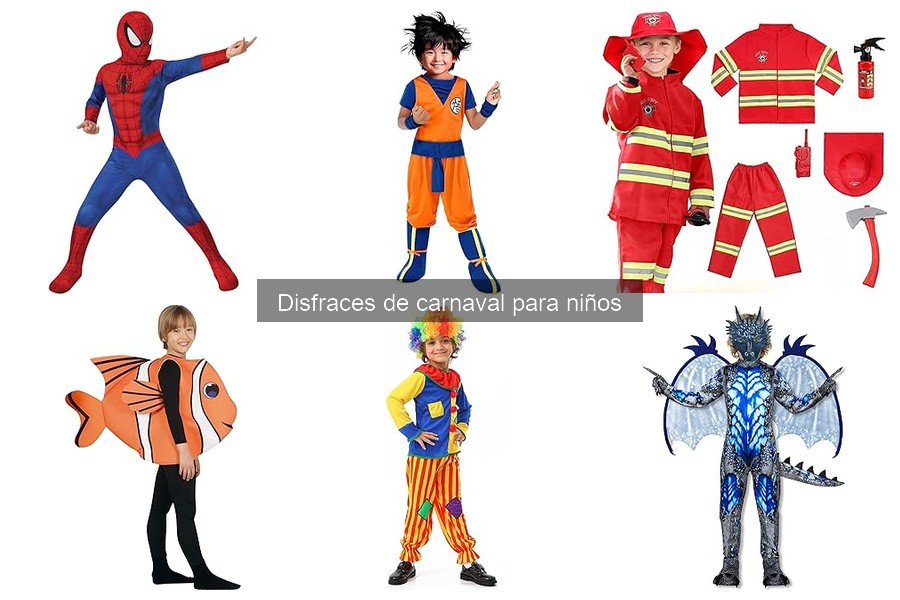 Los disfraces de carnaval más populares para niños en 2023