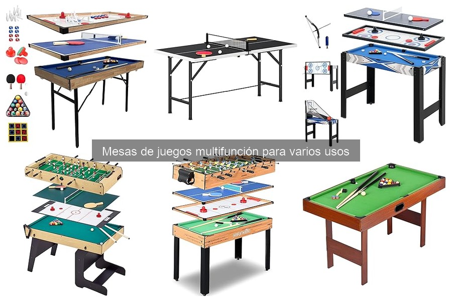 Mantenimiento de mesas de juegos multifunción: consejos prácticos
