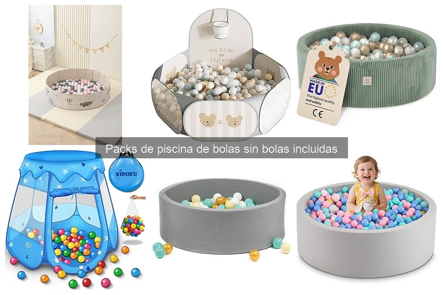 Mantenimiento de Packs de Piscina de Bolas Sin Bolas Incluidas