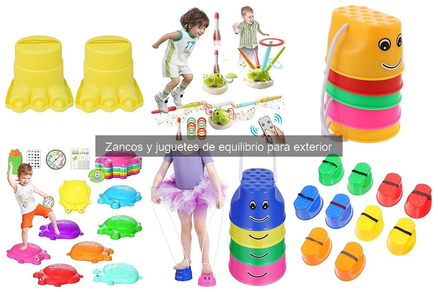 Mantenimiento de zancos y juguetes de equilibrio para niños