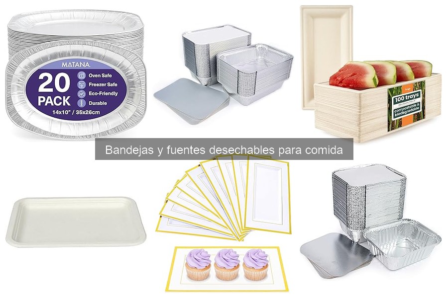 Mantenimiento y Almacenamiento de Bandejas Desechables