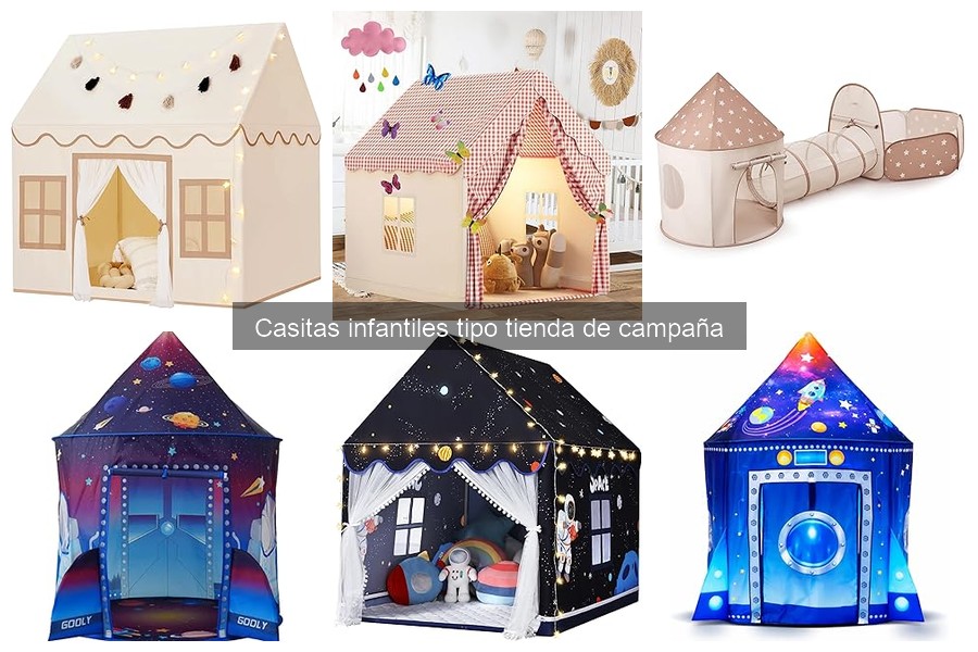 Mantenimiento y limpieza de casitas infantiles tipo tienda