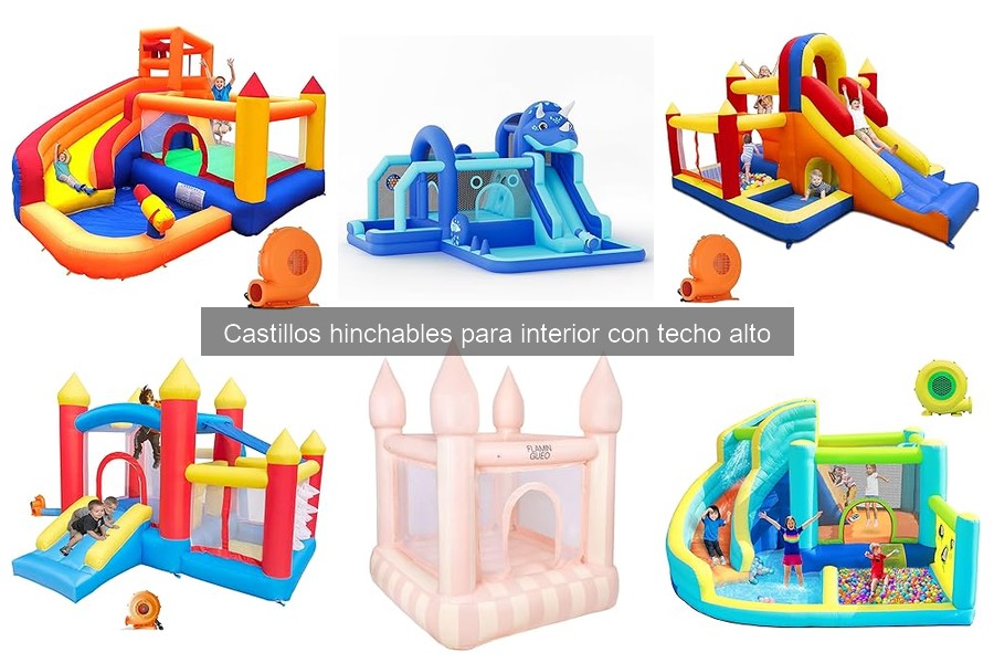 Mantenimiento y limpieza de castillos hinchables para interior