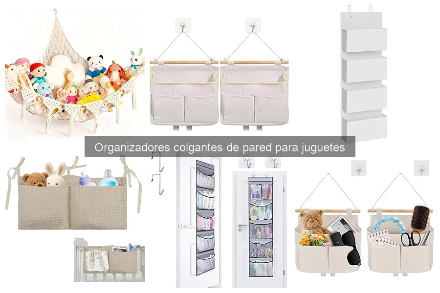 Materiales duraderos para organizadores colgantes de juguetes