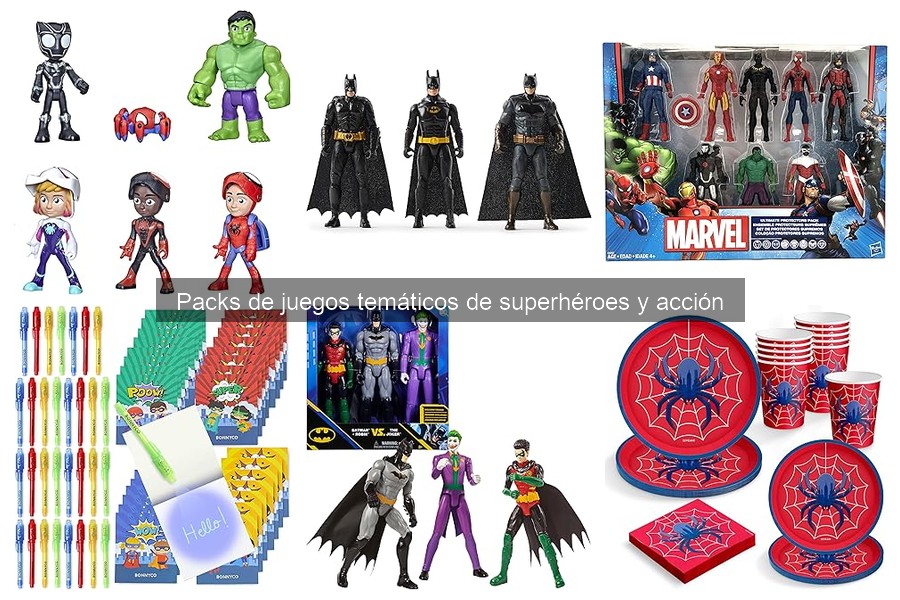 Materiales en Packs de Juegos de Superhéroes: Seguridad y Durabilidad