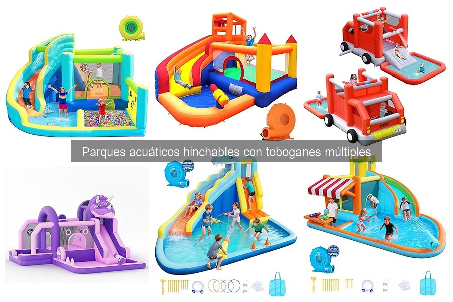 Materiales ideales para parques acuáticos hinchables