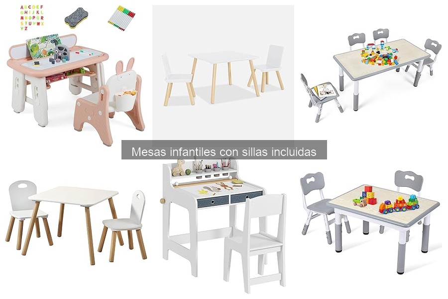 Materiales más duraderos para mesas infantiles