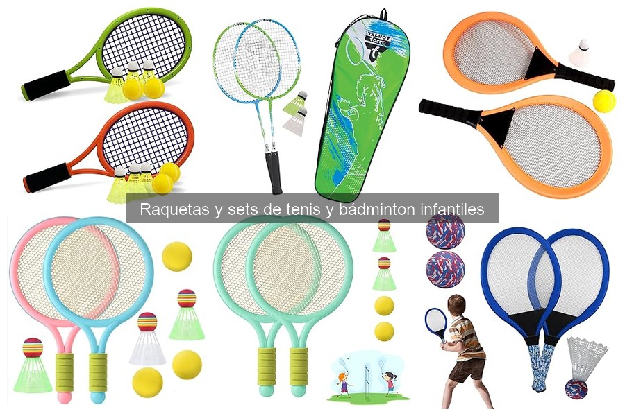 Medidas de seguridad en tenis y bádminton para niños