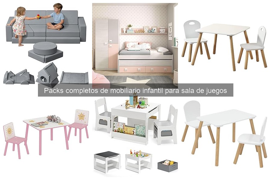 Mejores accesorios para complementar packs de mobiliario infantil