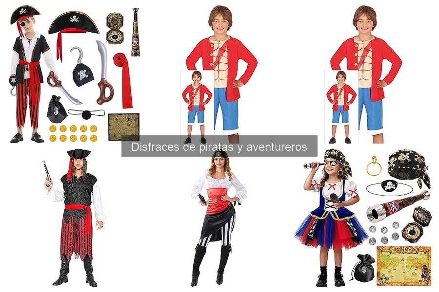Mejores accesorios para complementar tu disfraz de pirata