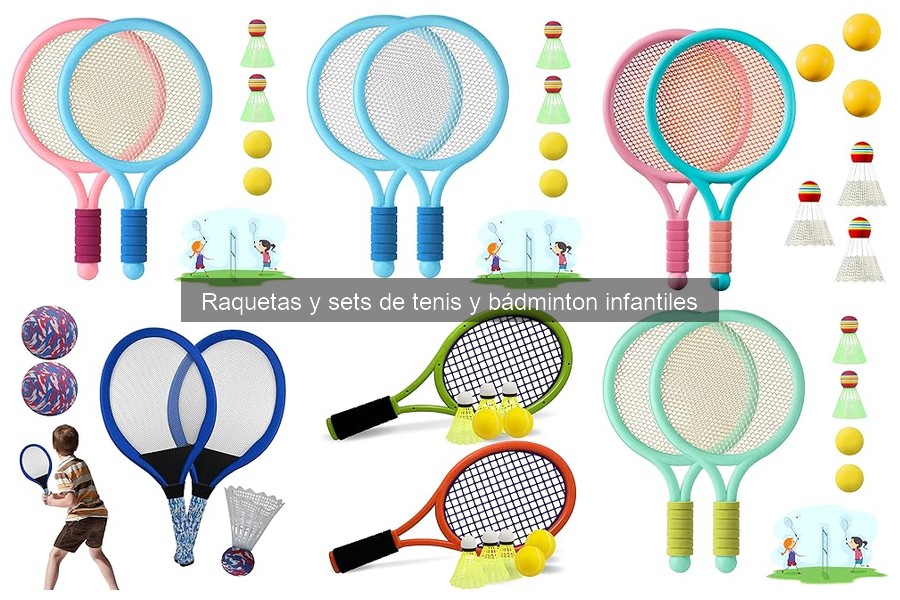 Mejores accesorios para el juego de tenis y bádminton infantil