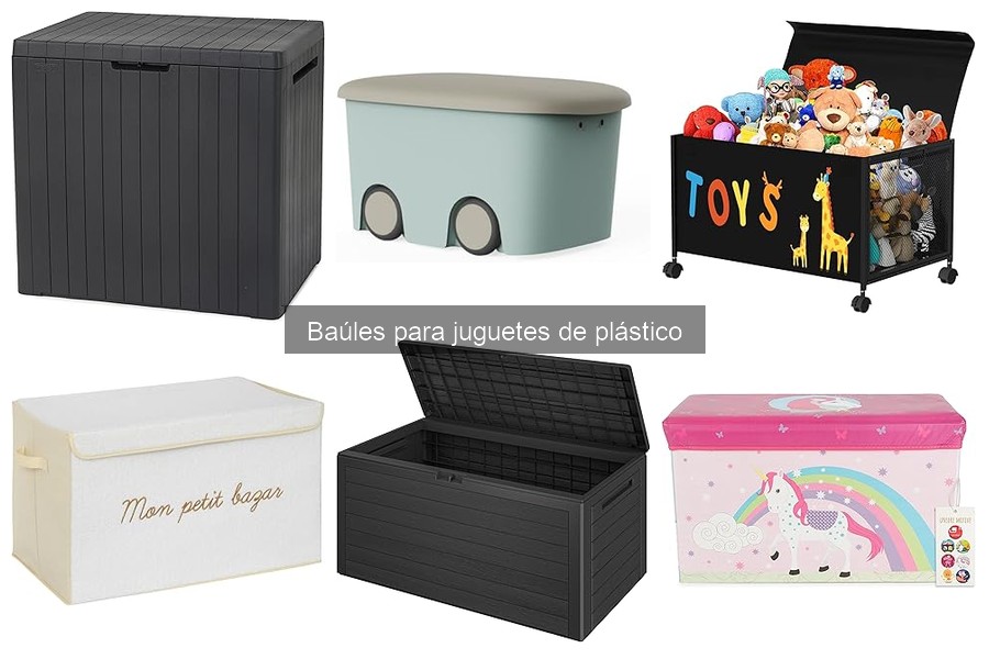 Mejores baúles de juguetes de plástico para niños pequeños