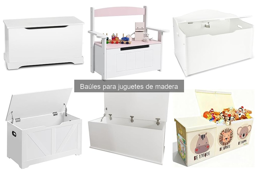 Mejores baúles de madera para juguetes en habitaciones pequeñas
