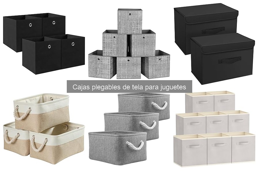 Mejores cajas plegables de tela para juguetes: Guía de compra