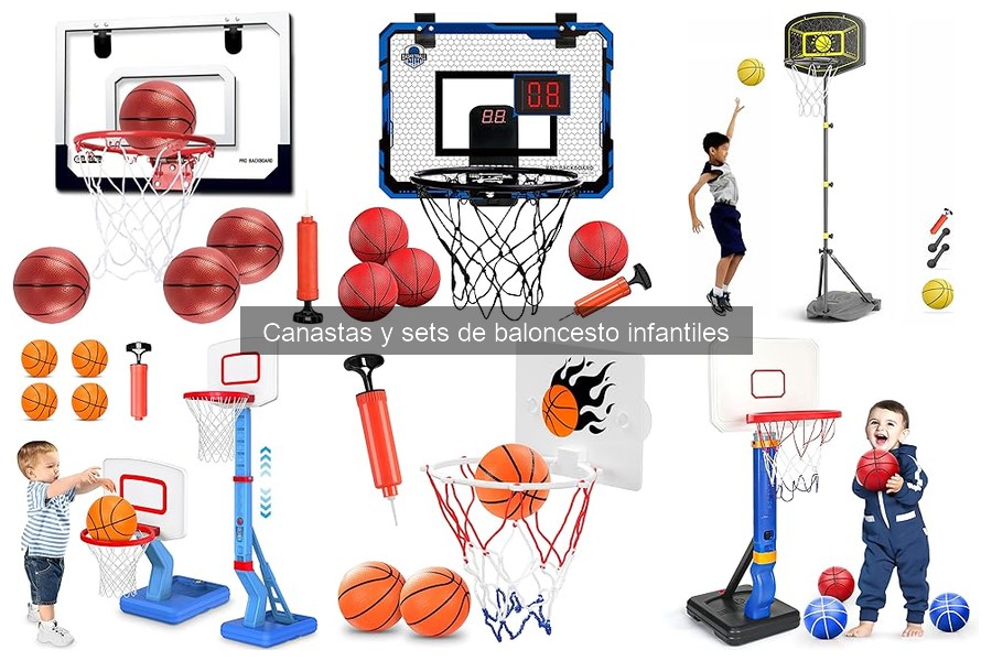 Mejores canastas de baloncesto para niños de 3 a 5 años