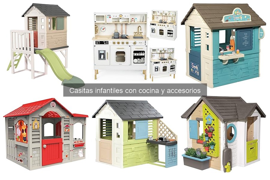 Mejores casitas infantiles con cocina para espacios pequeños