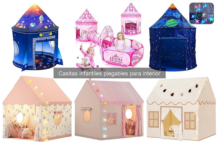Mejores casitas infantiles plegables para interiores en 2023