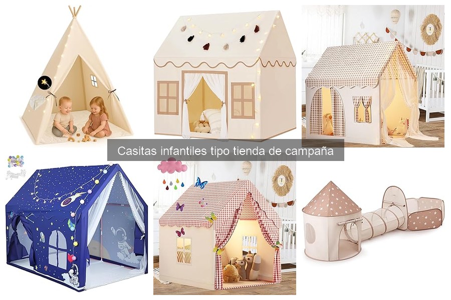 Mejores casitas infantiles tipo tienda para niños de 2 a 5 años