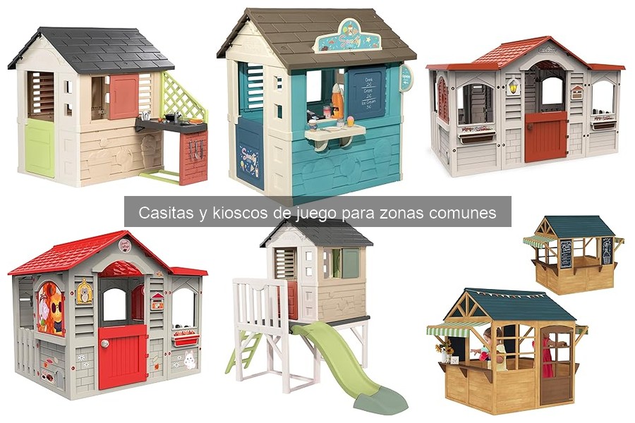 Mejores casitas y kioscos de juego para zonas comunes