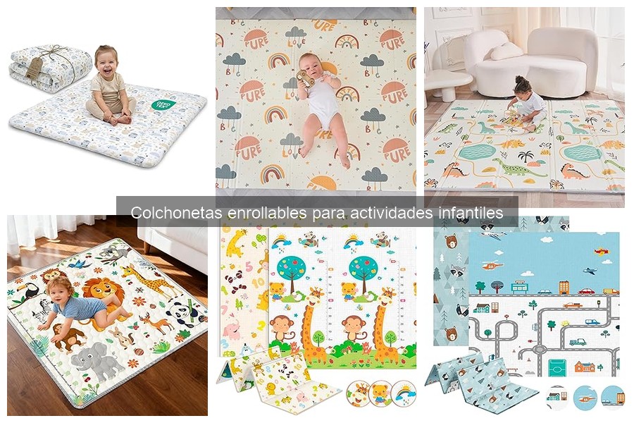 Mejores colchonetas enrollables para niños: comparativa y precios