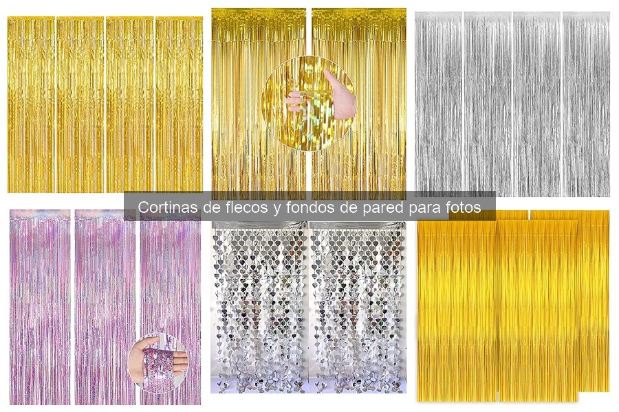 Mejores cortinas de flecos para fiestas infantiles: comparativa