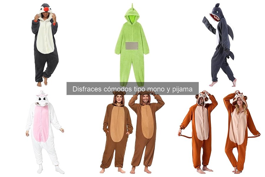 Mejores disfraces tipo mono y pijama para fiestas infantiles