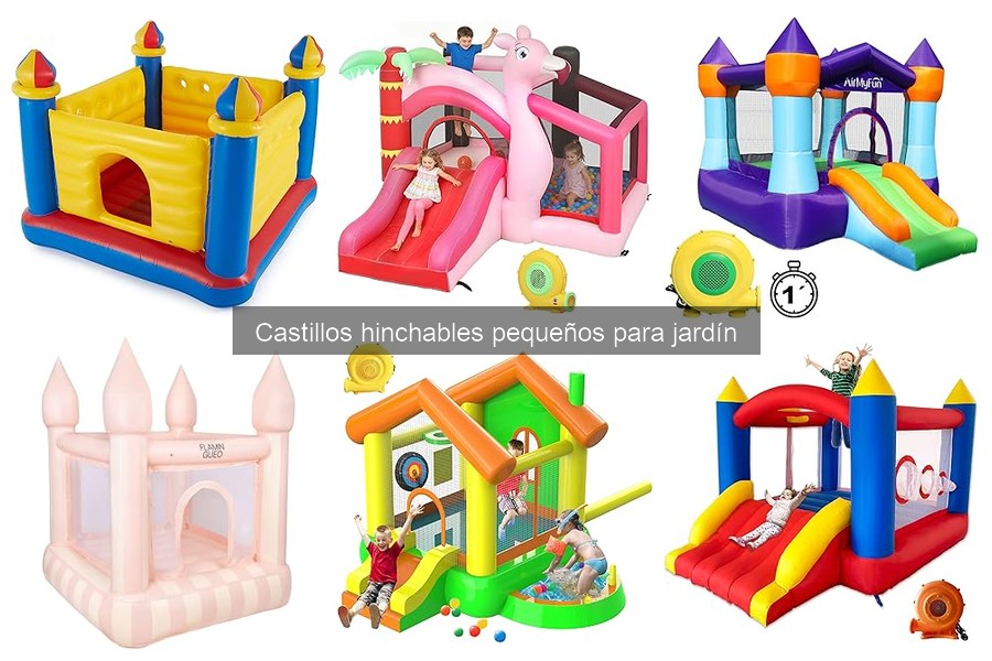 Mejores Estaciones para Usar Castillos Hinchables en el Jardín