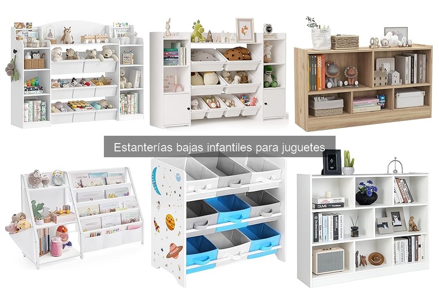 Mejores estanterías bajas para juguetes según la edad