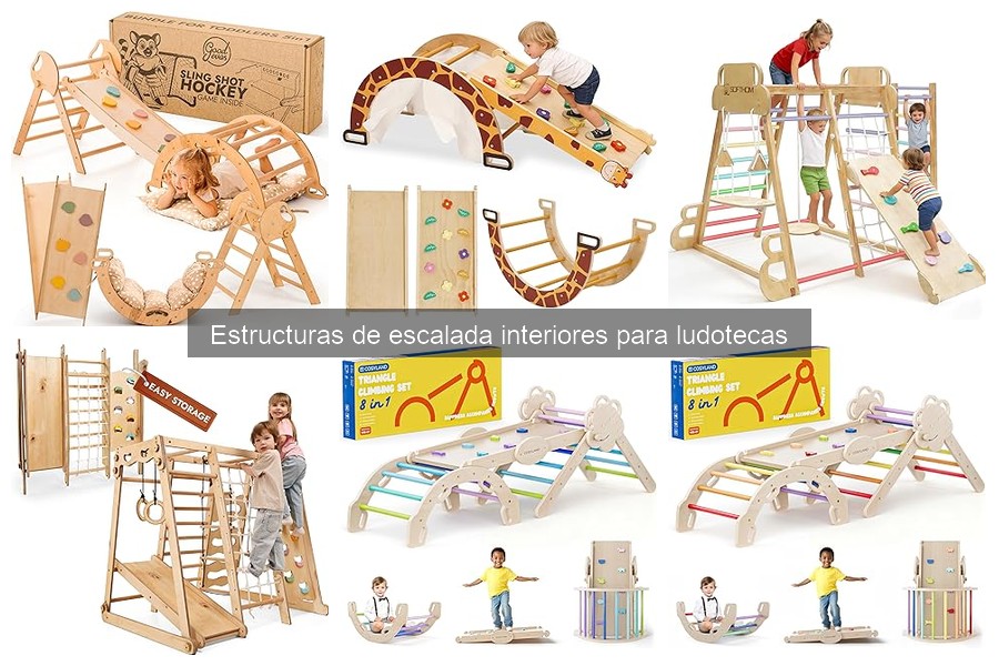 Mejores Estructuras de Escalada Interiores para Ludotecas
