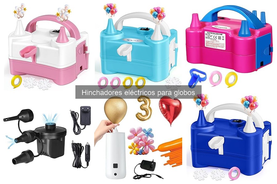 Mejores hinchadores eléctricos para fiestas infantiles en casa