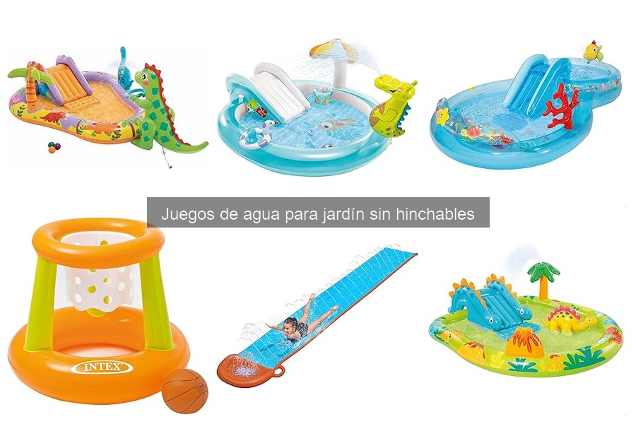 Mejores juegos de agua para jardín sin hinchables para niños